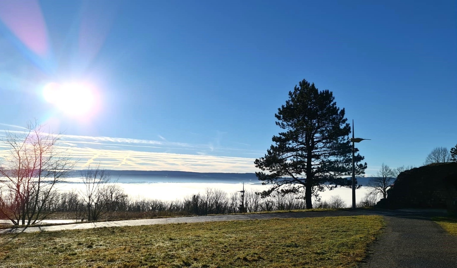 Vue de Bavans et du mont Bart